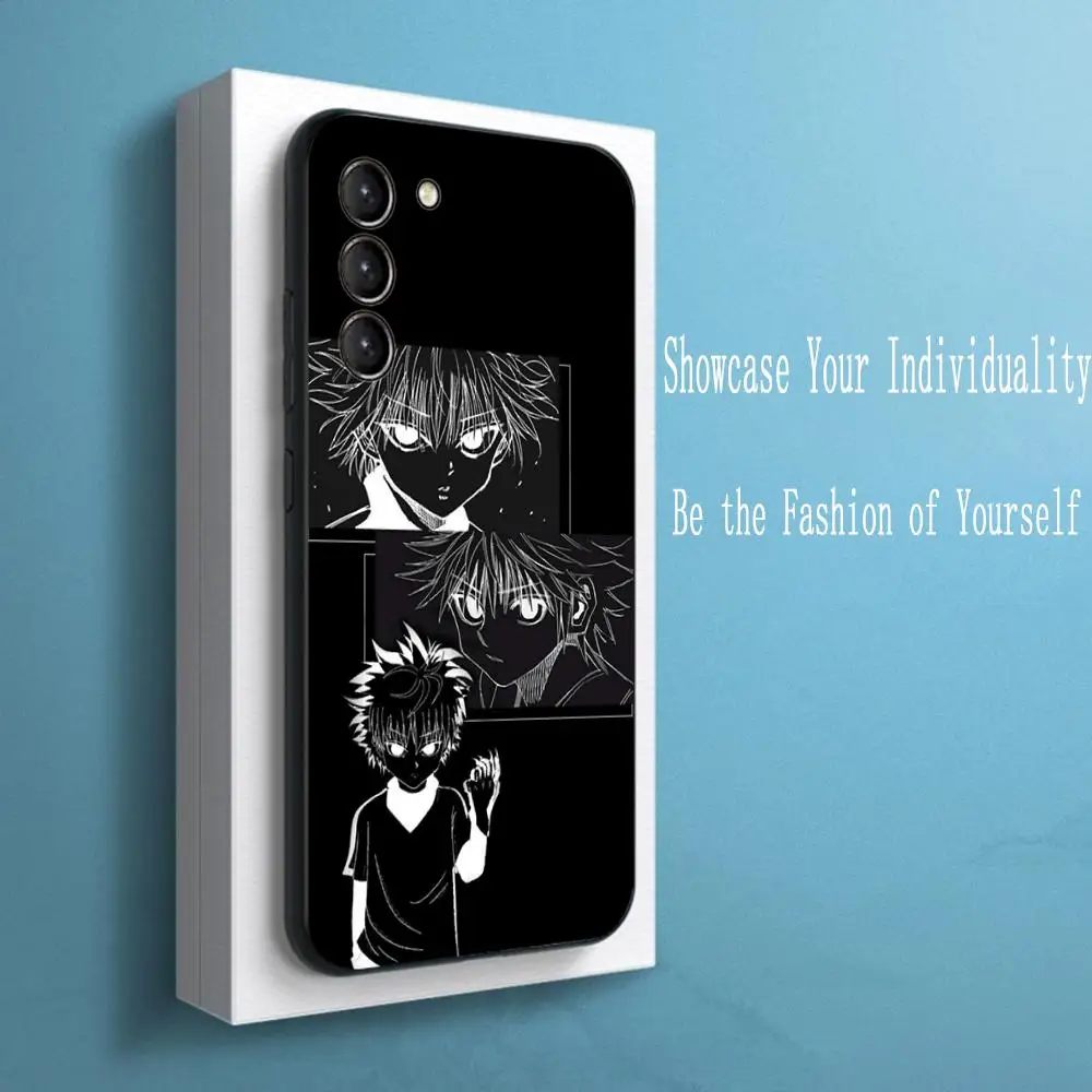 Vibrant Anime Art Black Phone Case - Hunters X Edition