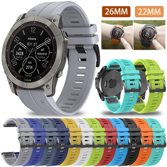 Correa de liberación rápida Garmin Fenix 6X Pro  Correa Garmin Fenix 5x  Plus 26mm-26mm-Aliexpress