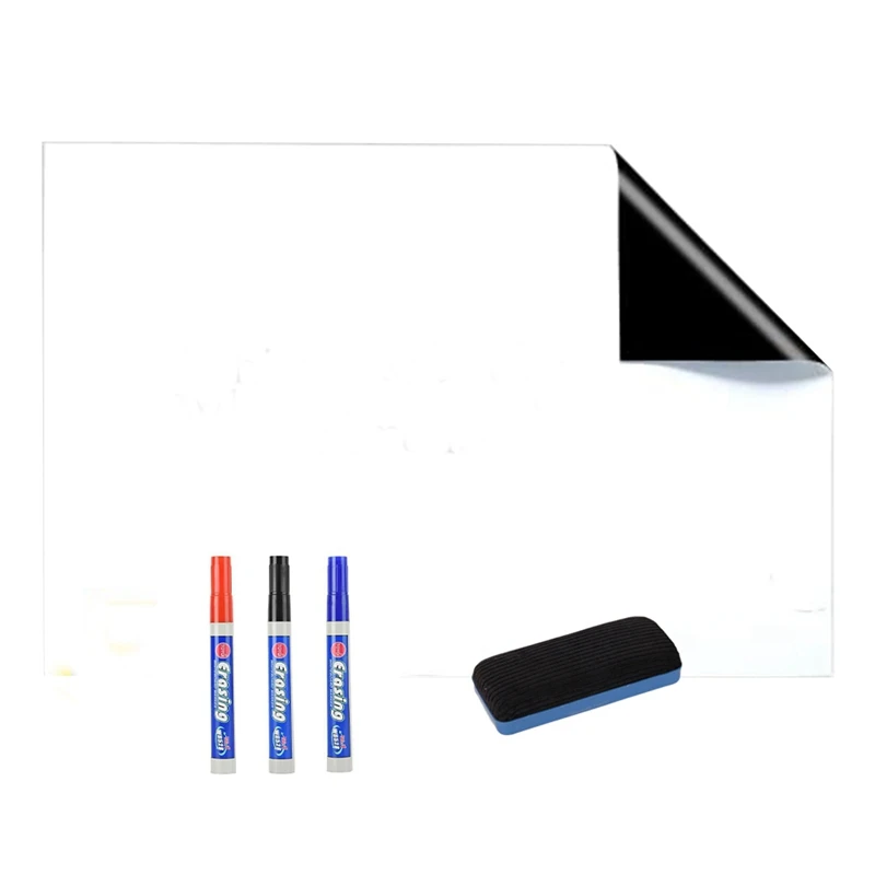 

Whiteboard Replacement Spare Parts Foil 60X40 Cm Magnetic, Self-Adhesive Magnetic Foil White Include Whiteboard Marker