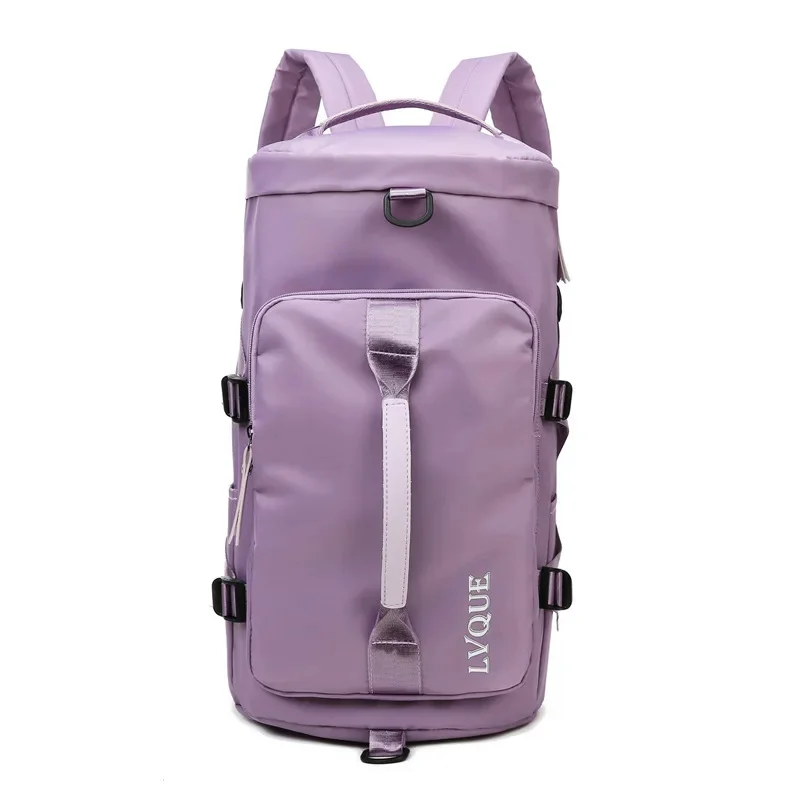 thumbnail image 1 of Mochila de viaje grande con estampado de cubo, bolsa de montañismo, equipaje de mano, mochila de lona, bolsos de hombro XA107C, 1 of 5