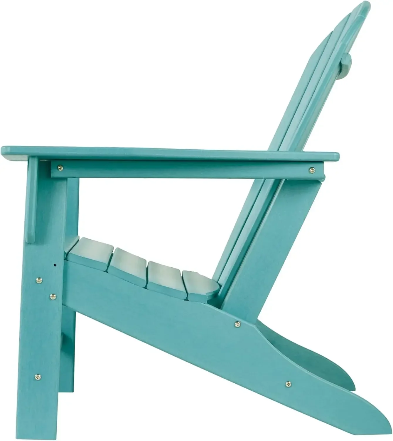 Sundown Treasure Outdoor Patio HDPE Weather Resistant Adirondack Chair, Blue 4