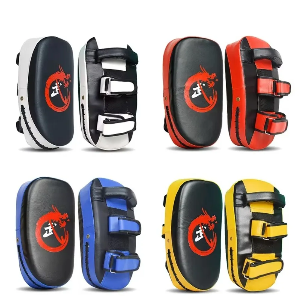 PU Leather Boxing Target Curved Durable Boxing Glove Kick Hand Foot Kicking Pad Bag