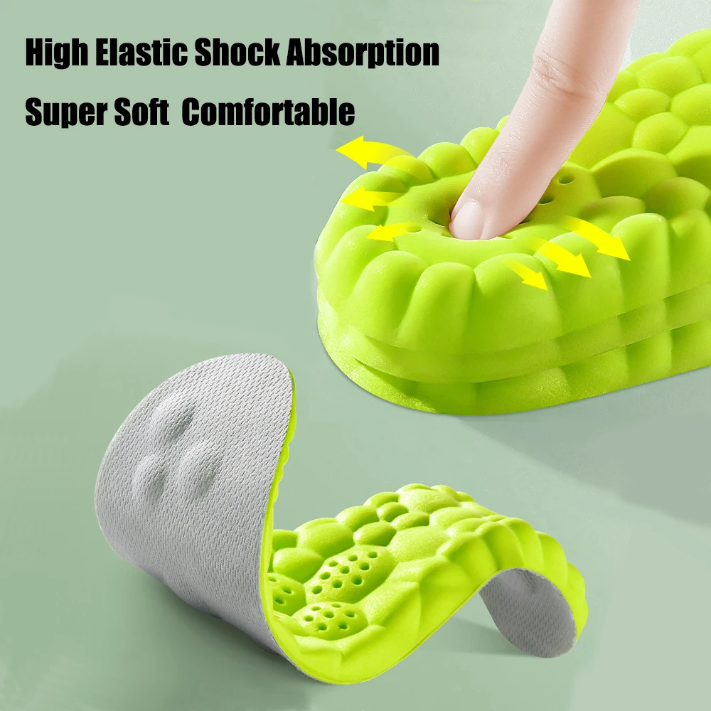 High Quality Sport Insoles for Children Flat Feet Arch Support Orthopedic Shoes Insoles for Kids Elastic Shock Absorber Cushion