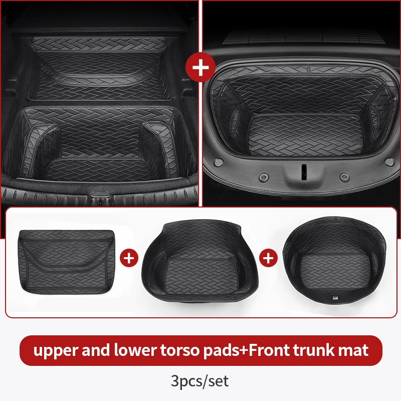 Tapis de Coffre en cuir Doublure Pour Tesla Model Y 3 Couverture Complète  Frunk Ensemble Tout Temps Botte Imperméable À L'eau Anti-dérapant Durable  Accessoires De Voiture - AliExpress