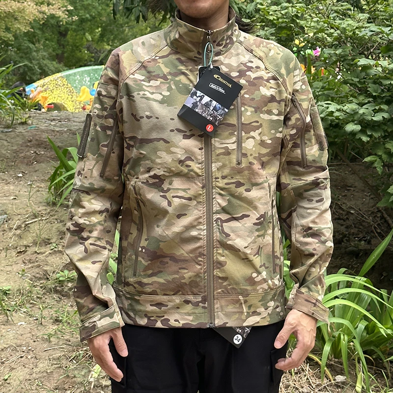 C Home GEAR Pioneer Assault Quick Drying Soft Shell Jacket Orange Peel Elastic Soft Shell Jacket