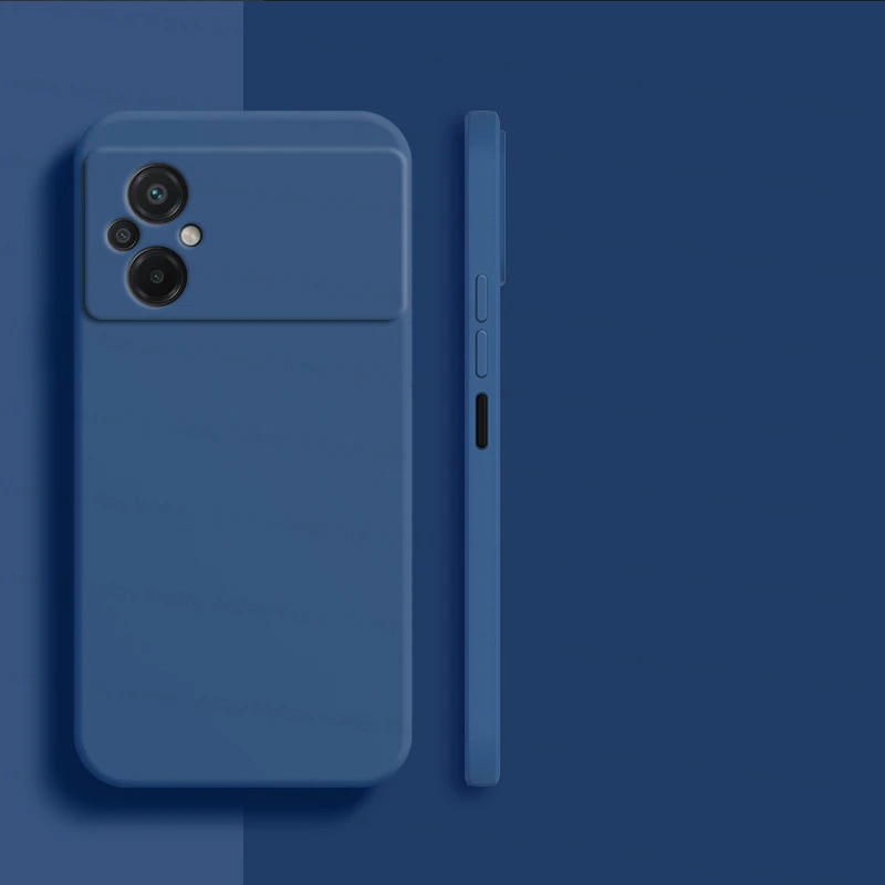 Shockproof TPU Liquid Silicone Phone Back Case