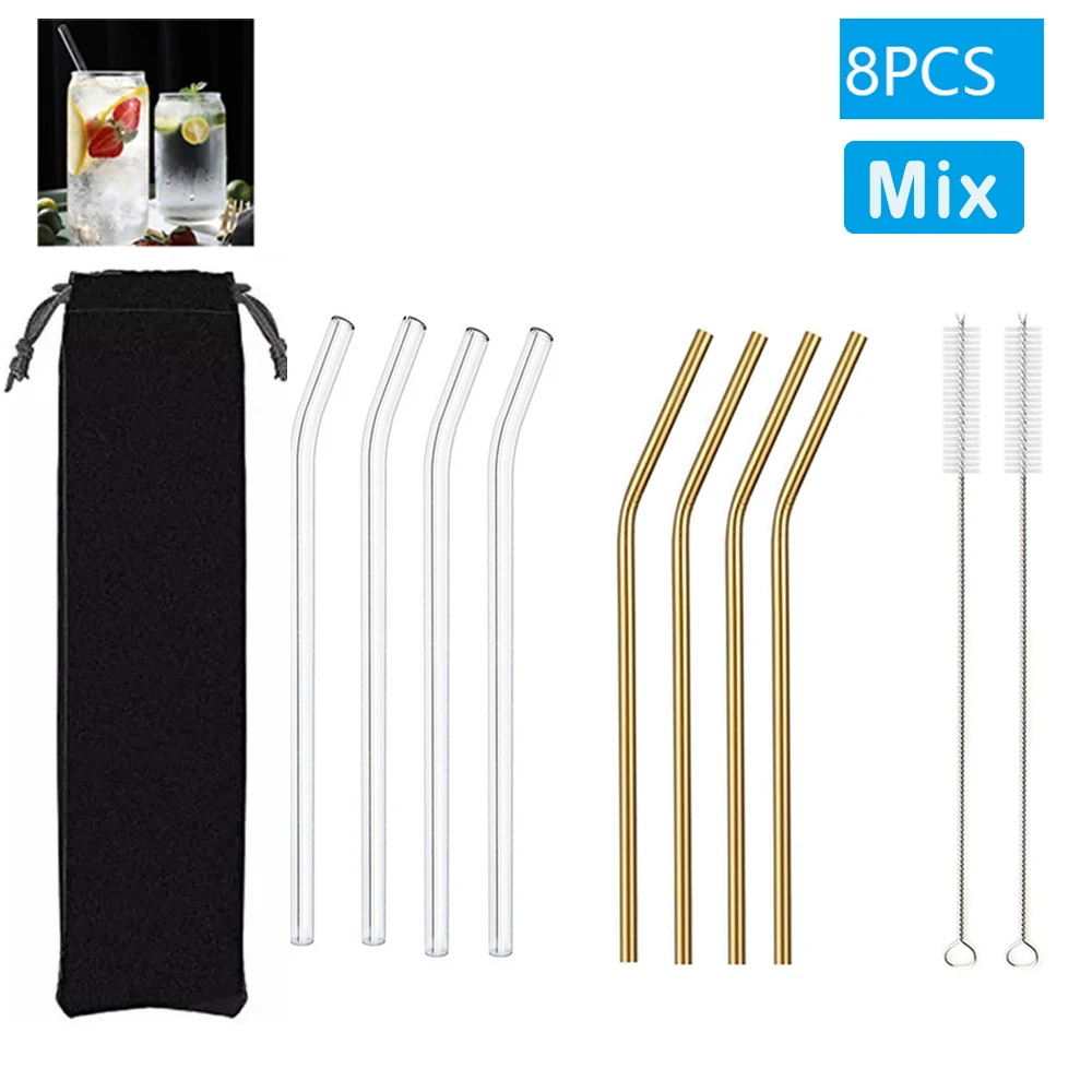 8Pcs Mixed Metal B