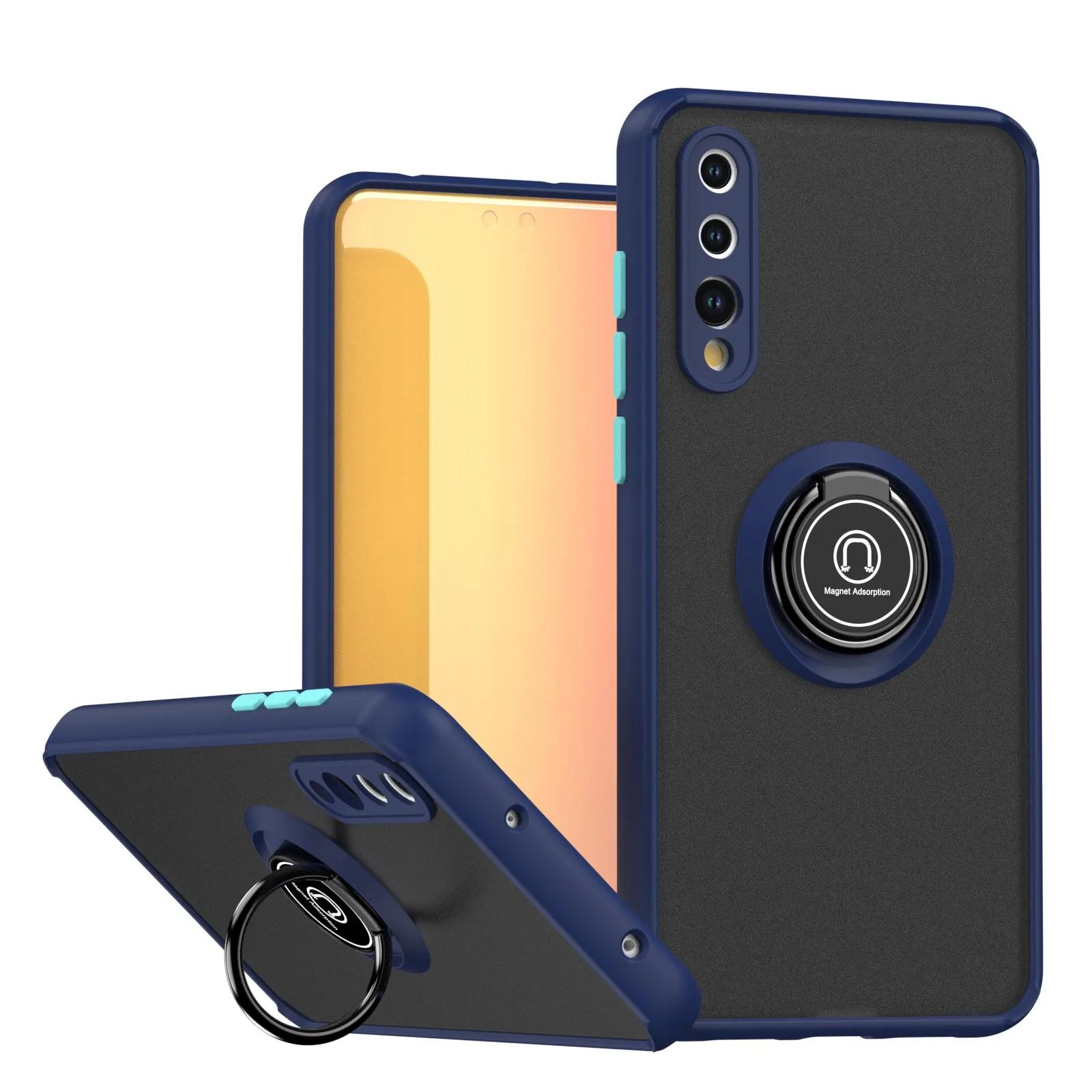 Magnetic Shockproof Matte Clear Phone Case - Fashionable Protective Cover