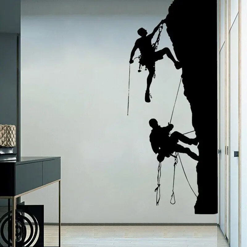 Rock-Climbers-Extreme-Sport-Rock-Climbing-Wall-Sticker-Vinyl-Home-Decor