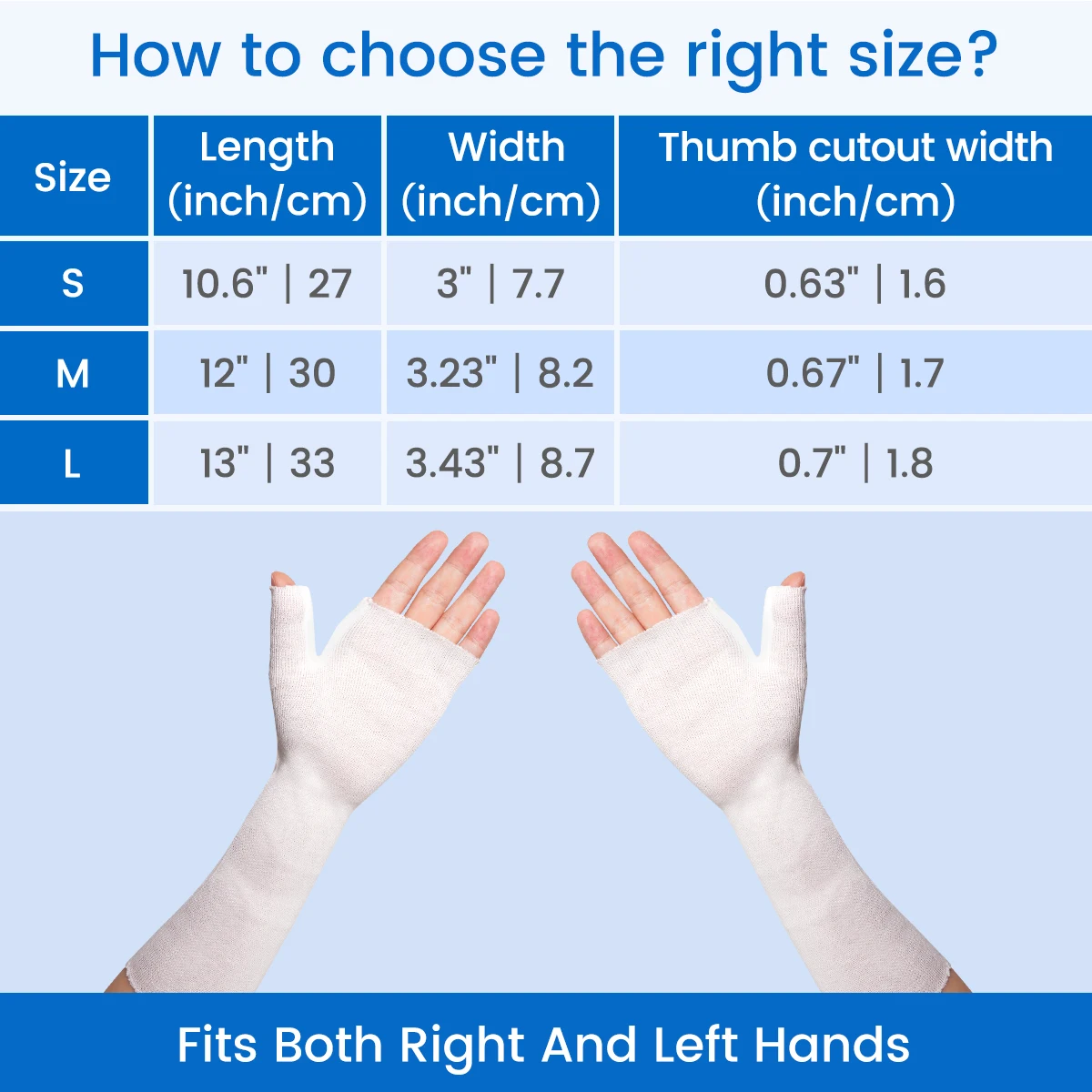 Elastic Wrist Liner Stockinette for Skin Protection Reduce Friction and Breathable Hand Socks for Splint 10PCS VELPEAU