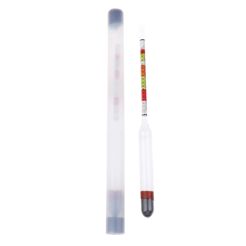 Triple Scale Hydrometer For Home Brew Wine Beer Cider Alcohol Testing 3Scale Hydrometer Wine Sugar Meter Gravity ABV Tester 1PC alcohol meter