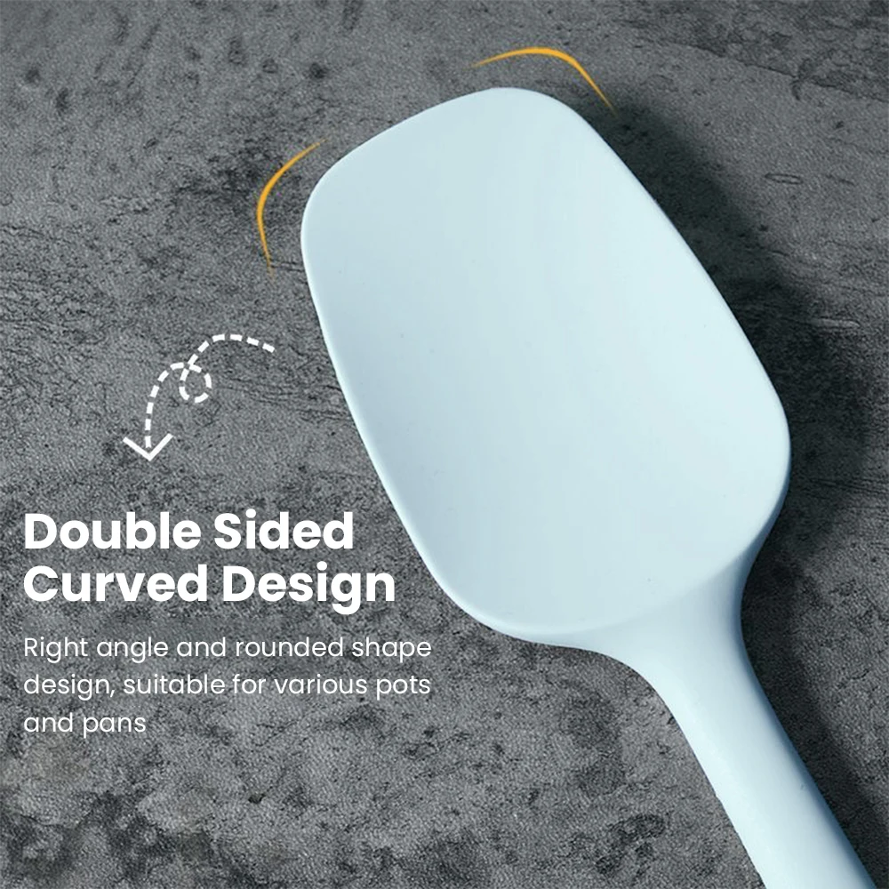 Description Picture 2 of itemIntegrated Silicone Spatula 6-piece Heat Resistant Cake Cream Spatula Baking Spatula Silicone Grease Brush