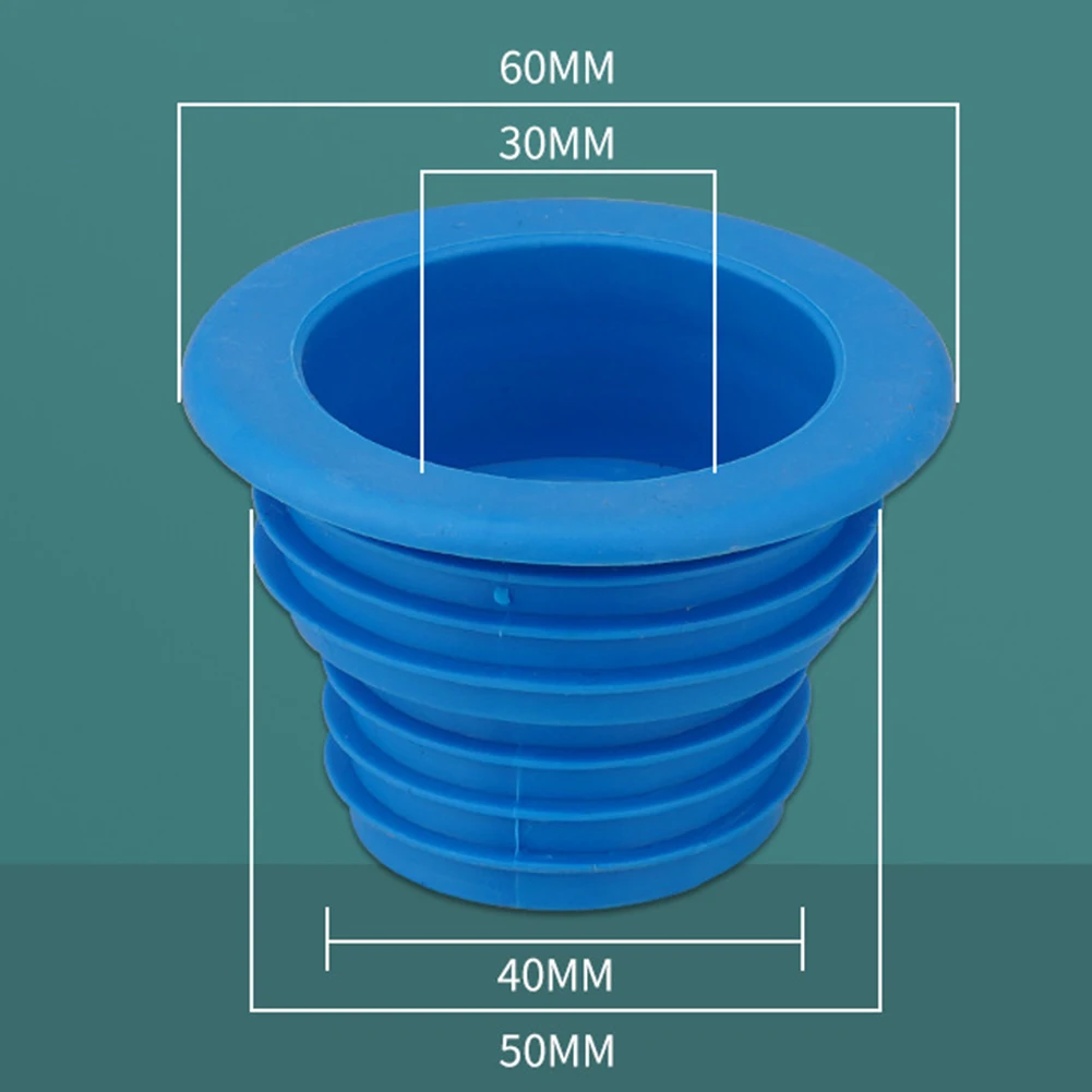 Bottom Outer Diameter 3.3cm 1.3inch Washing Machine Drain Holder Long-Lasting Prevents Backflow Strong Sealing