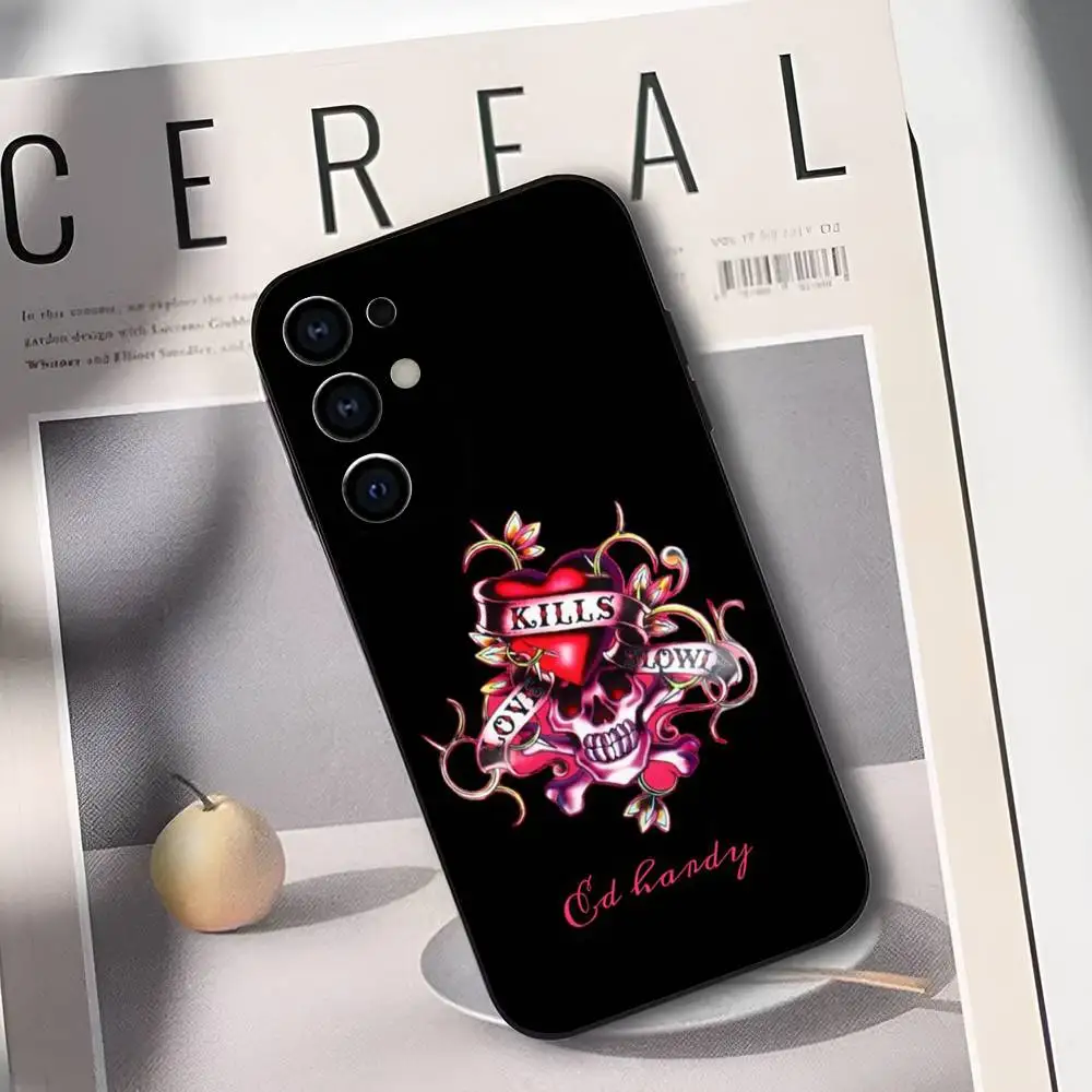 Stylish Ed Hardy Silicone Soft Phone Case