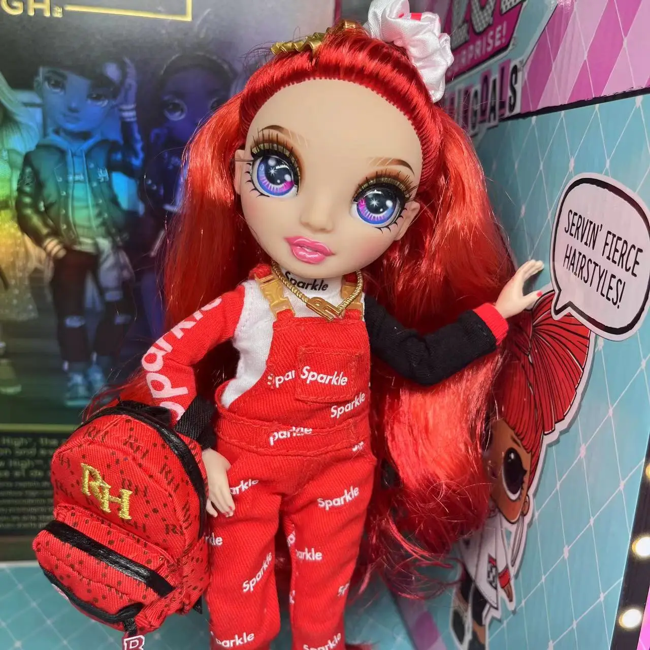 LOL Doll 25cm Articulated Rainbow Doll Includes Comb and Bag For Children