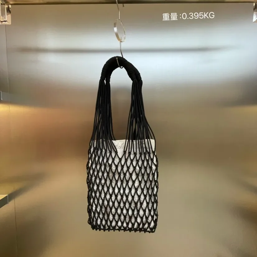 Fashion Cotton Woven Hollow Shoulder Crossbdoy Bags Female Summer Beach Bag Travel Small Tassel Handbag For Women Messenger Bags