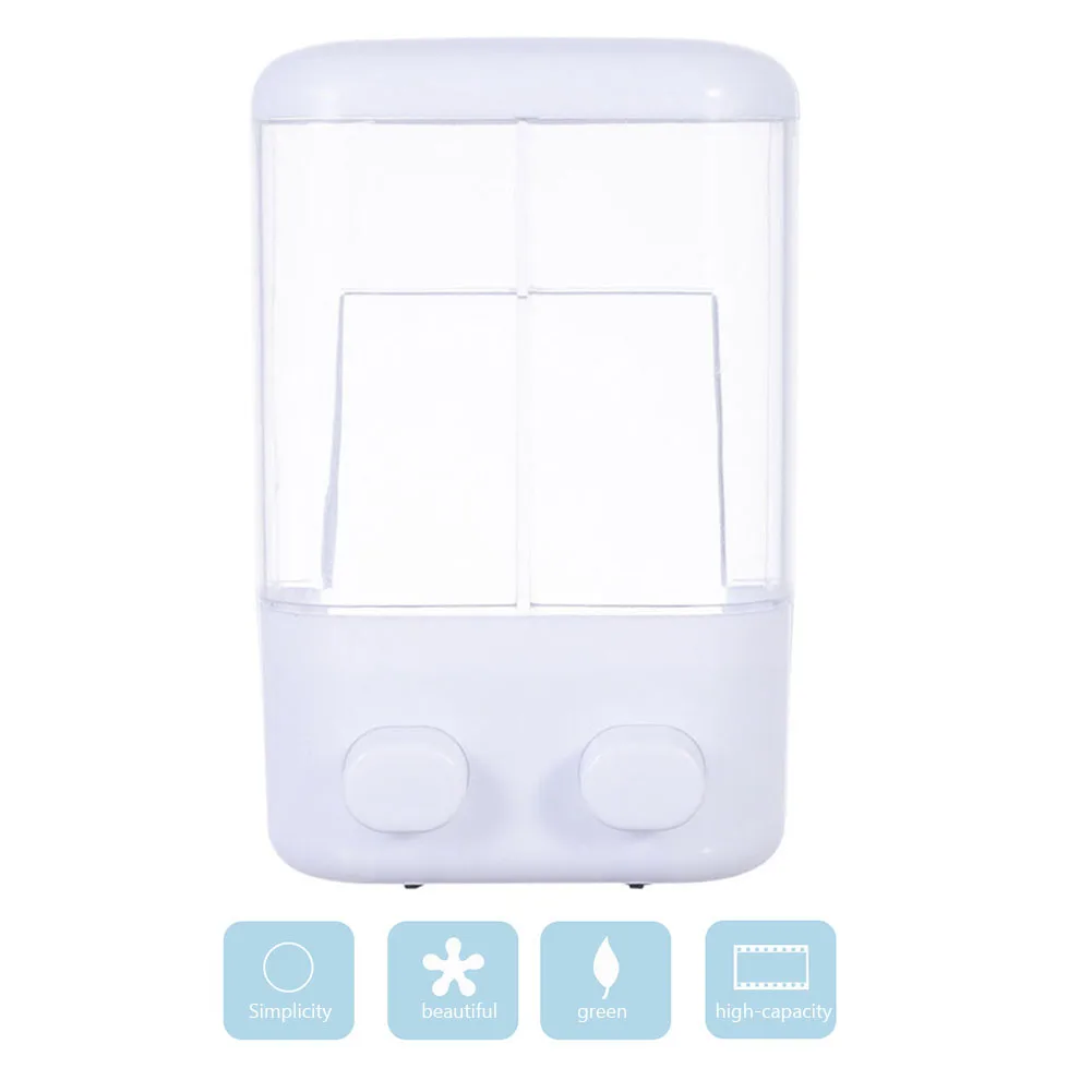 500/1000ML Liquid Soap Pump Dispenser Multifunction Hand Soap Dispenser Manual Soap Dispenser for Detergent Shampoo Conditioner