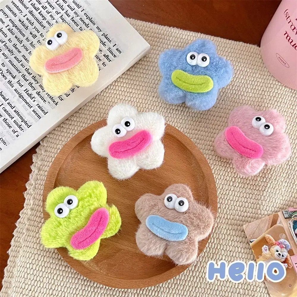 Description Picture 4 of itemStar Shape Plush Doll Hair Clip Korean Style Side Clips Ugly Doll Duckbill Clip Hair Barrettes Headwear Cartoon Hairpin Daily