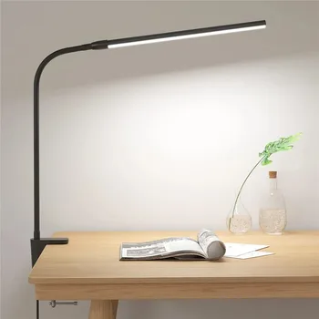 Double/Single Head LED Desk Lamp Dimmable PC Monitor Light USB Table Lamps Reading Lights Eye Protection 3 Color Mode For Office 8