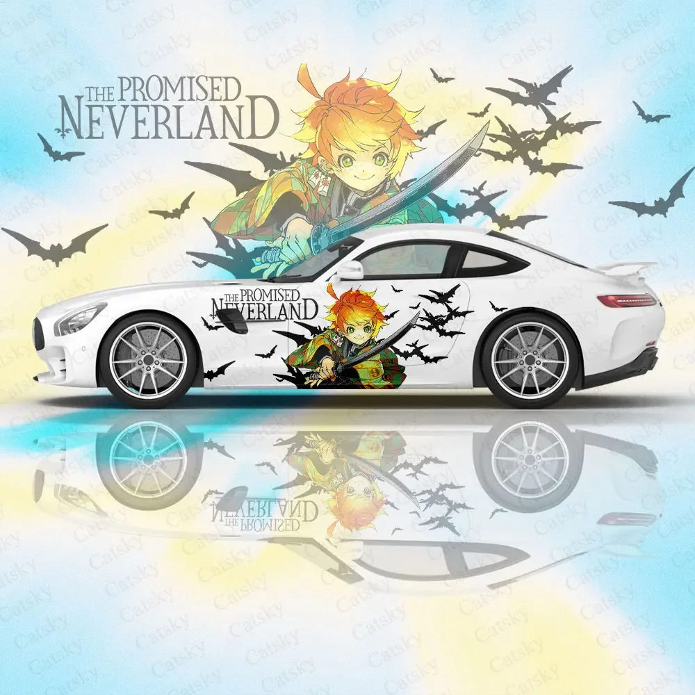 

The Promised Neverland Anime Car Body Stickers Anime Itasha Vinyl Car Side Decal Sticker Car Sticker Automotive Decor Film