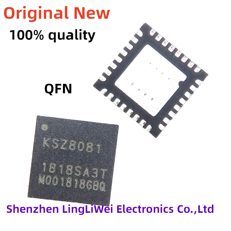 

(10piece)100% New KSZ8081 KSZ8081RNBCA KSZ8081MNXCA QFN-32 Chipset