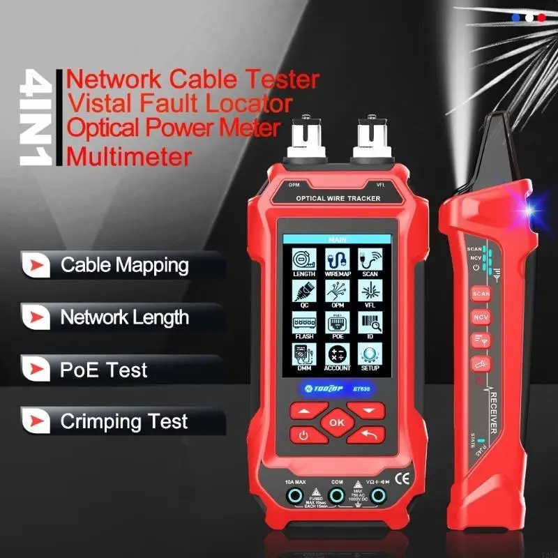 Comprehensive Cable Testing set Cable Tracking for Communication Technicians 72XD