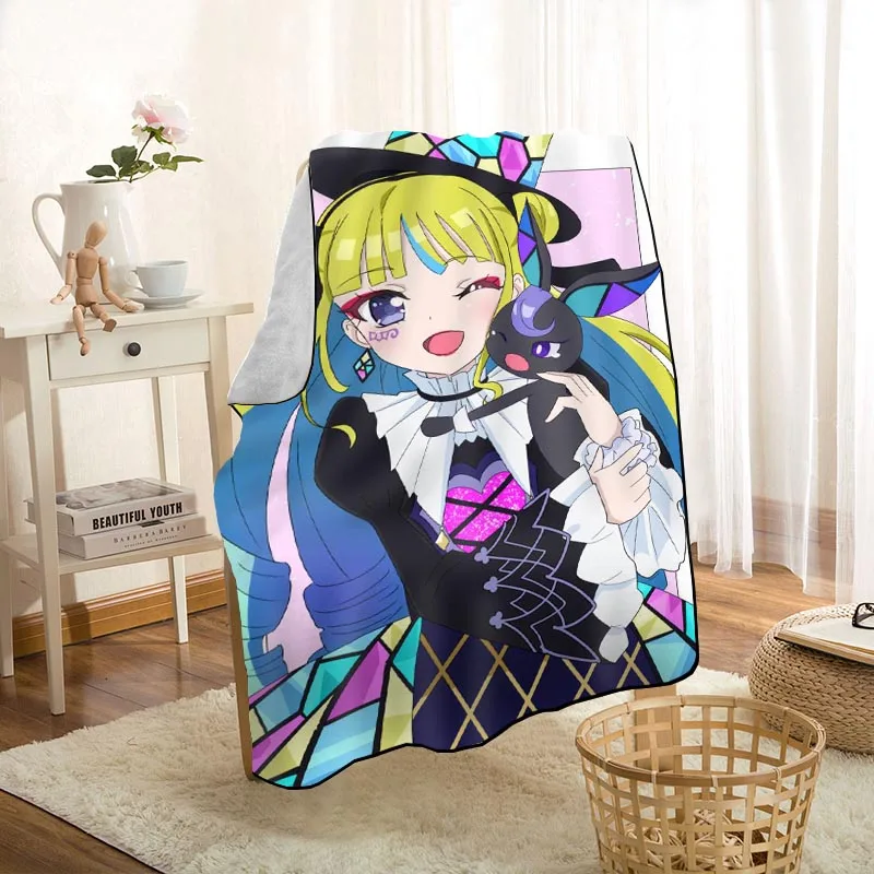 

HEARMNY Waccha PriMagi! Супермягкое теплое одеяло из микрофибры, тканевое одеяло для дивана, дорожное одеяло для взрослых, 0506