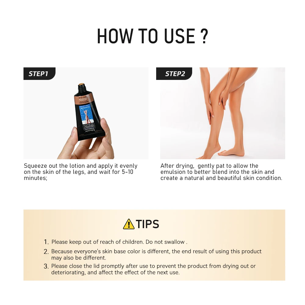 Bronze Leg Even Skin Tone Body Lotion Airbrush Leg Makeup Moisturizing Liquid Body Foundation Fake Tan Cream Tanning Skin Care leg makeup concealer body care cream