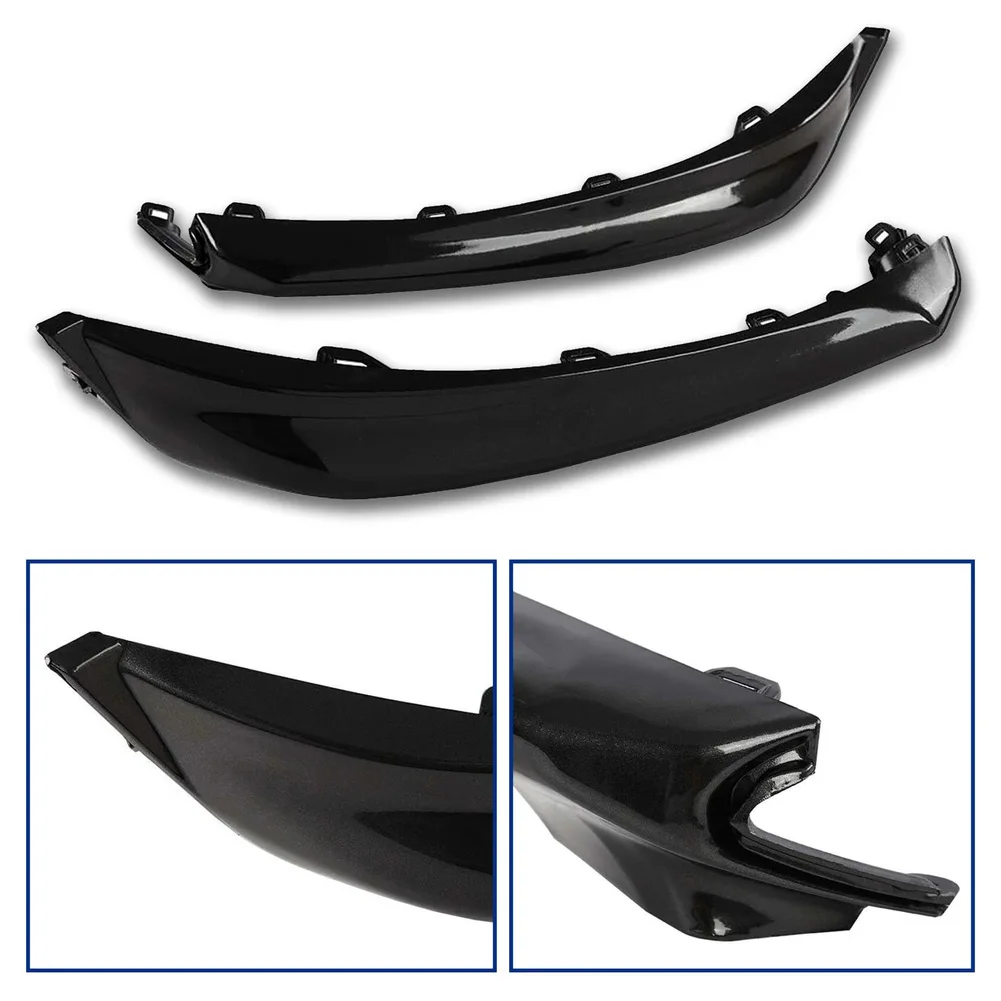 1 쌍의 자동차 앞 범퍼 외부 측면 하단 몰딩 트림 그릴 For Toyota For Camry 2018-2019 5312333030/50 외부 부품