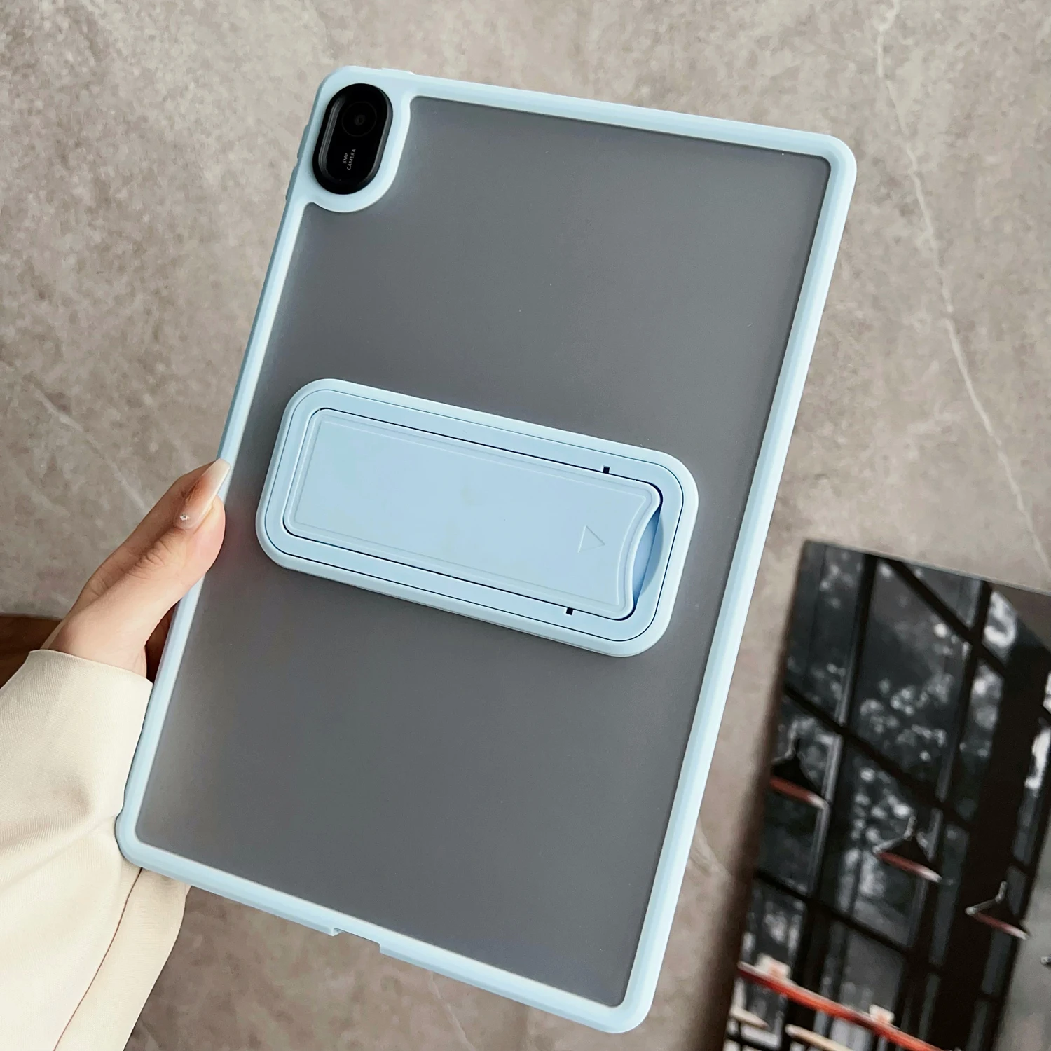 Matte Kickstand Shockproof Tablet Case with Hard Holder Cover