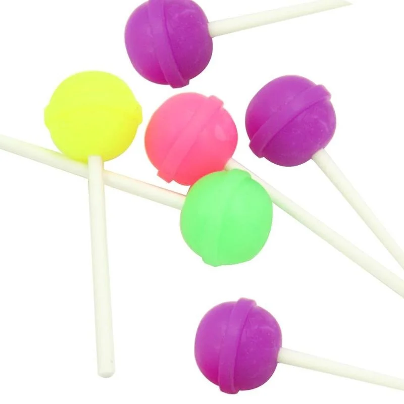 6 Pcs Stationery Pencil Eraser Lovely Cute Kawaii Candy Lollipop Rubber Eraser School Novelty Gift Supplies