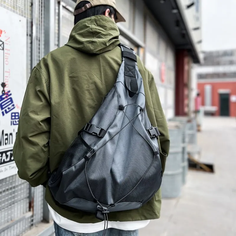 Men's Bag Large Capacity Student Personality Shoulder Bag