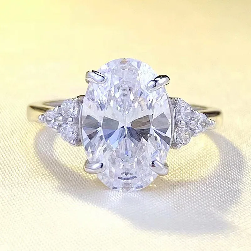 

Новинка 2023, Женская Серебряная Фотография S925, овальная белая