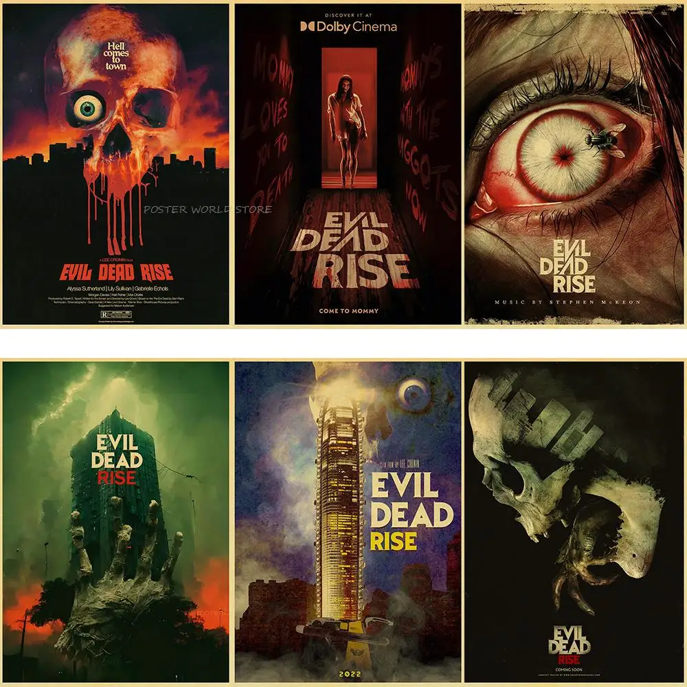 Quadro Evil Dead Filme Terror Decoração com Paspatur