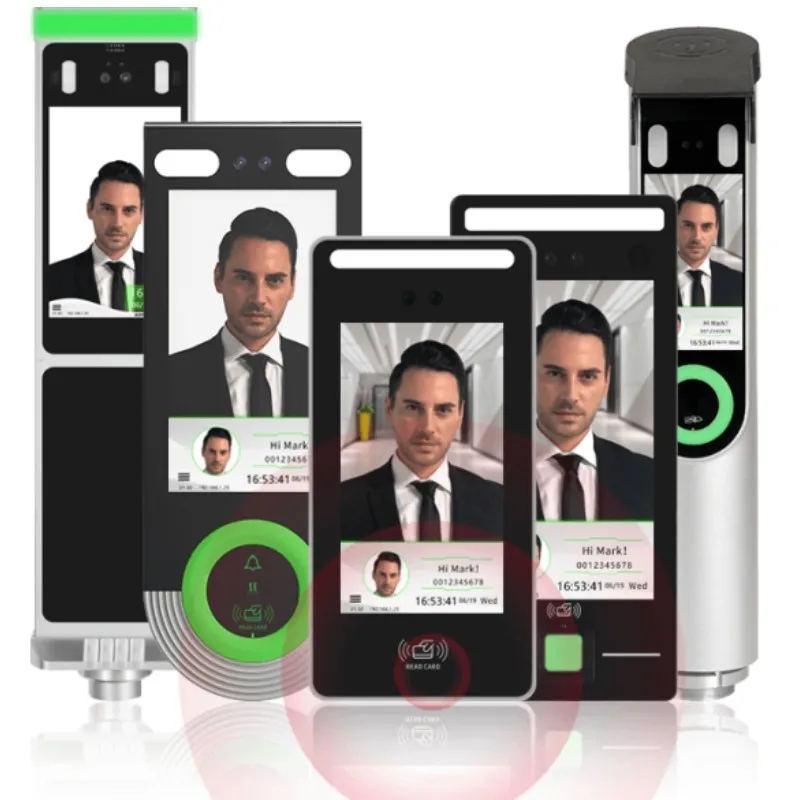 5 Inch IPS Dynamic face palm recognition Access Control System RFID Attendance with app