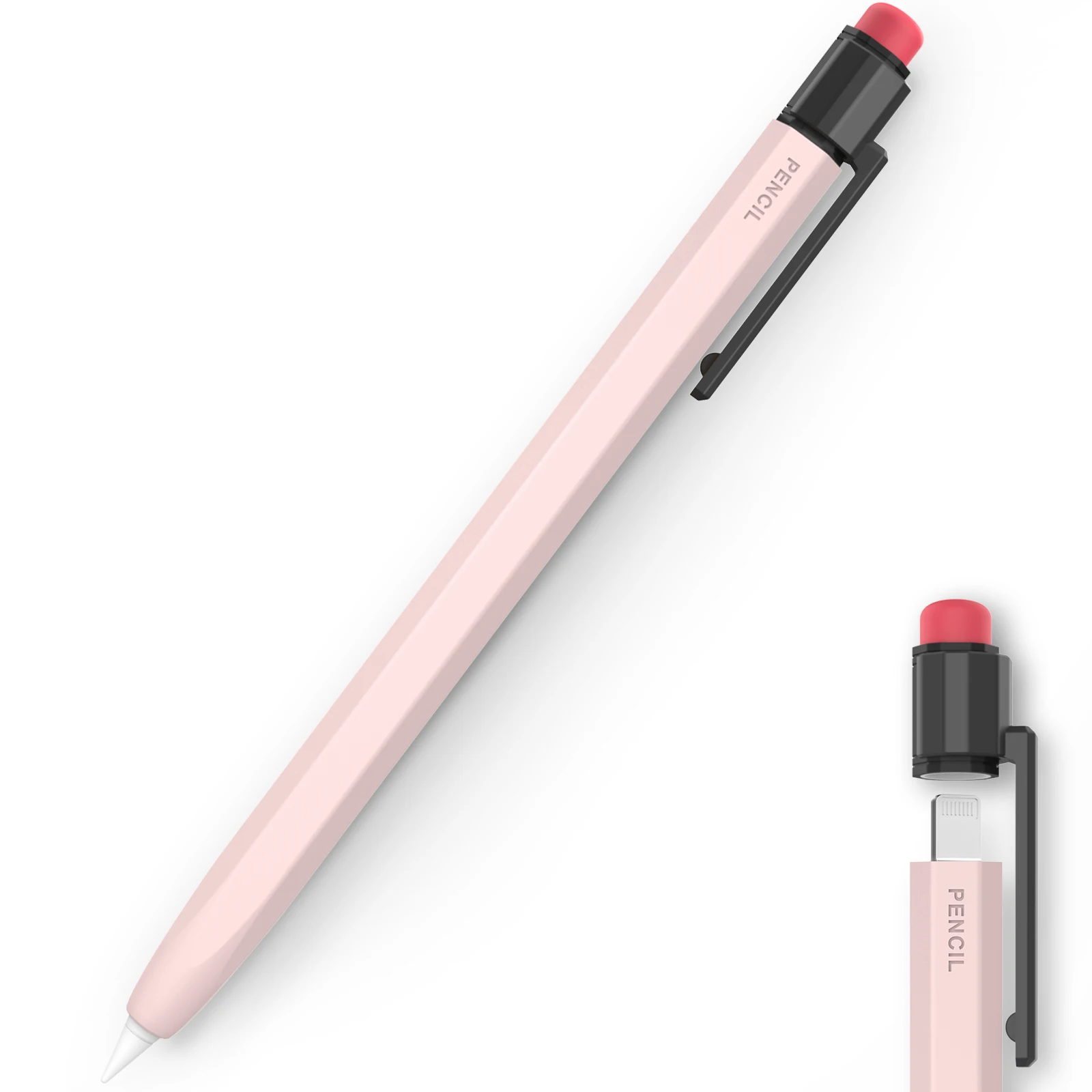Estojo de Silicone para Lápis Apple, Antiderrapante,