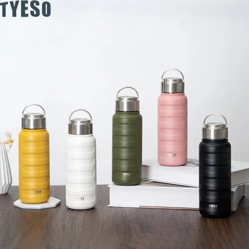 Tyeso Double Wall Stainless Steel Thermos Mug