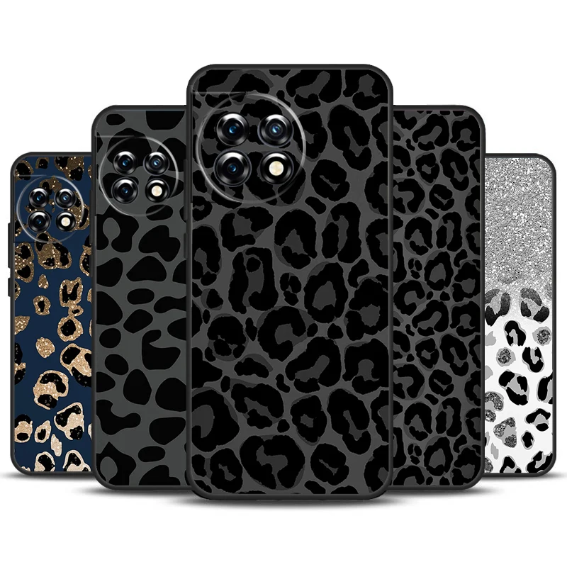 Leopard Print Black Cheetah Pattern Phone Case Cover