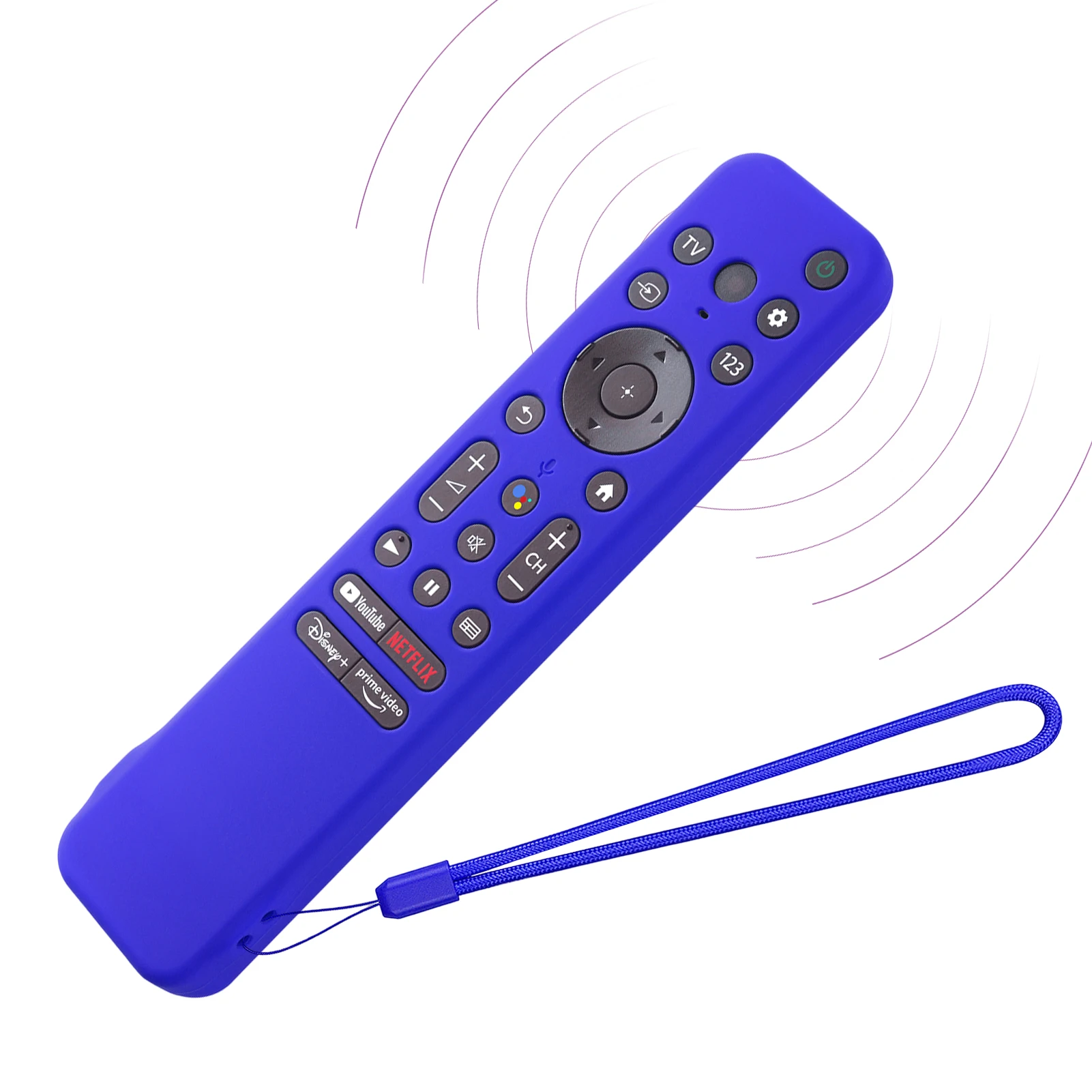 

Shockproof Controller Cover For TV Anti-Slip Silicone Remote Control Protective Cover TV Remote Control Cover For 4K 8K HD TV