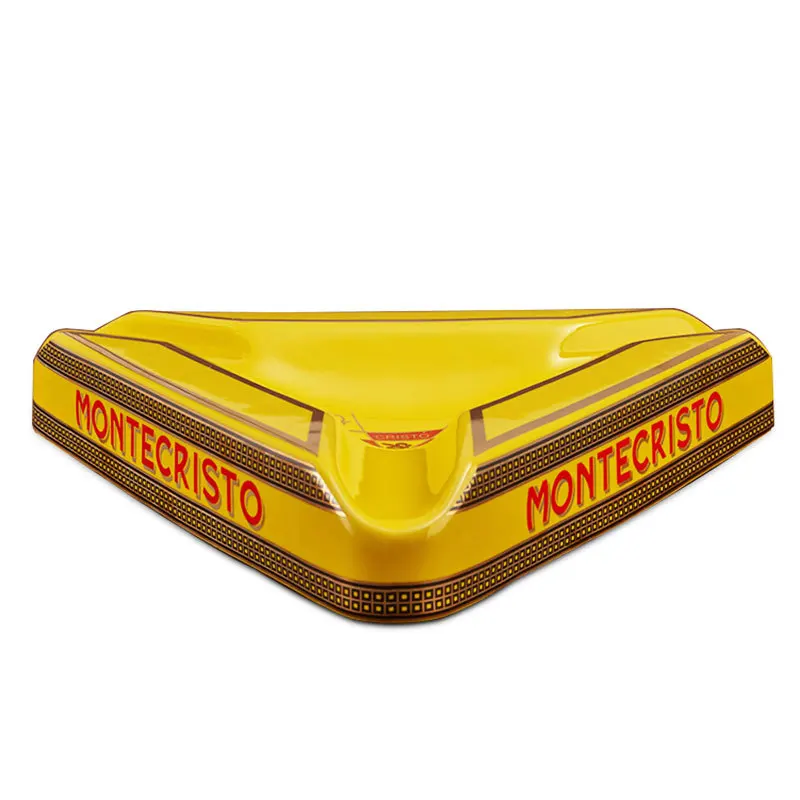 Triangle Cigar Dedicated Ceramic Ashtray Home Office Ornaments Smoking Accessories Cigar Ashtray