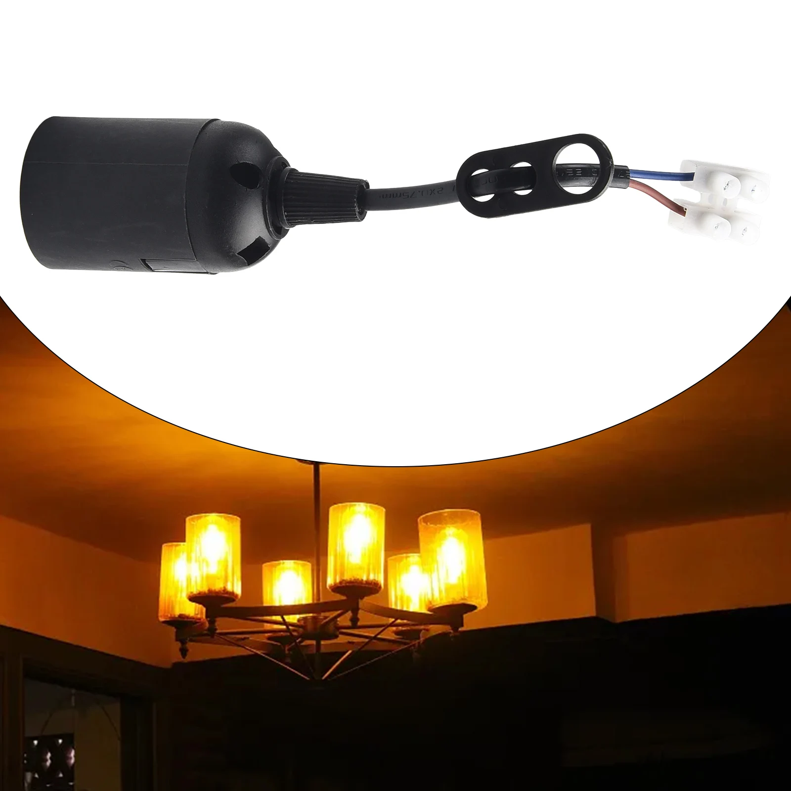 

E27 Lamp Holder Construction Socket Light Led Holder Construction Site Socket Renovation Socket Lighting Accessories 1/8/10pcs