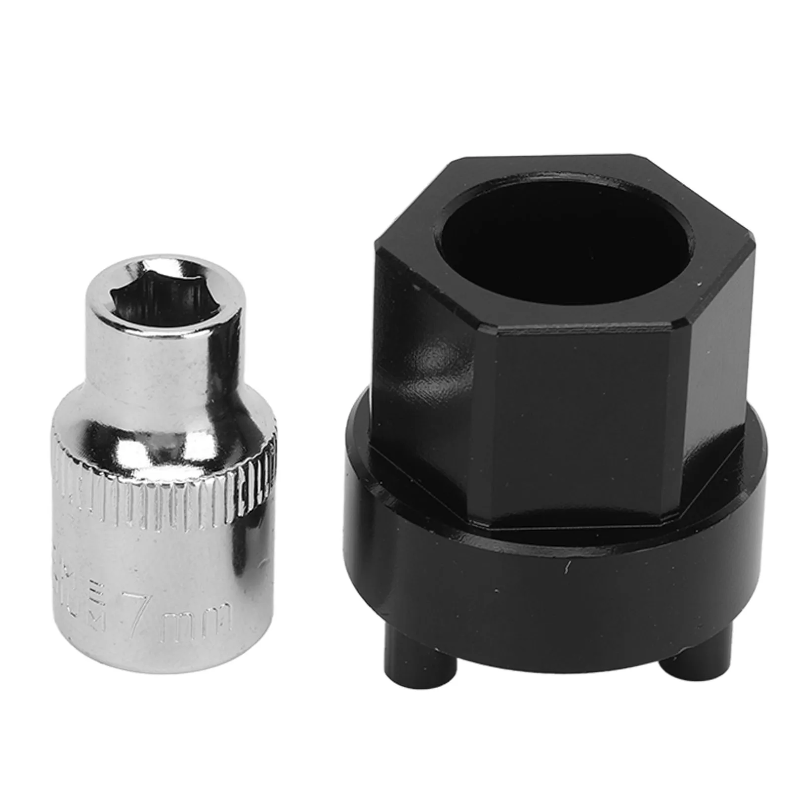 Universal A/C Compressor Clutch Hub Remover Tool – 7mm Socket, 2-Piece Set