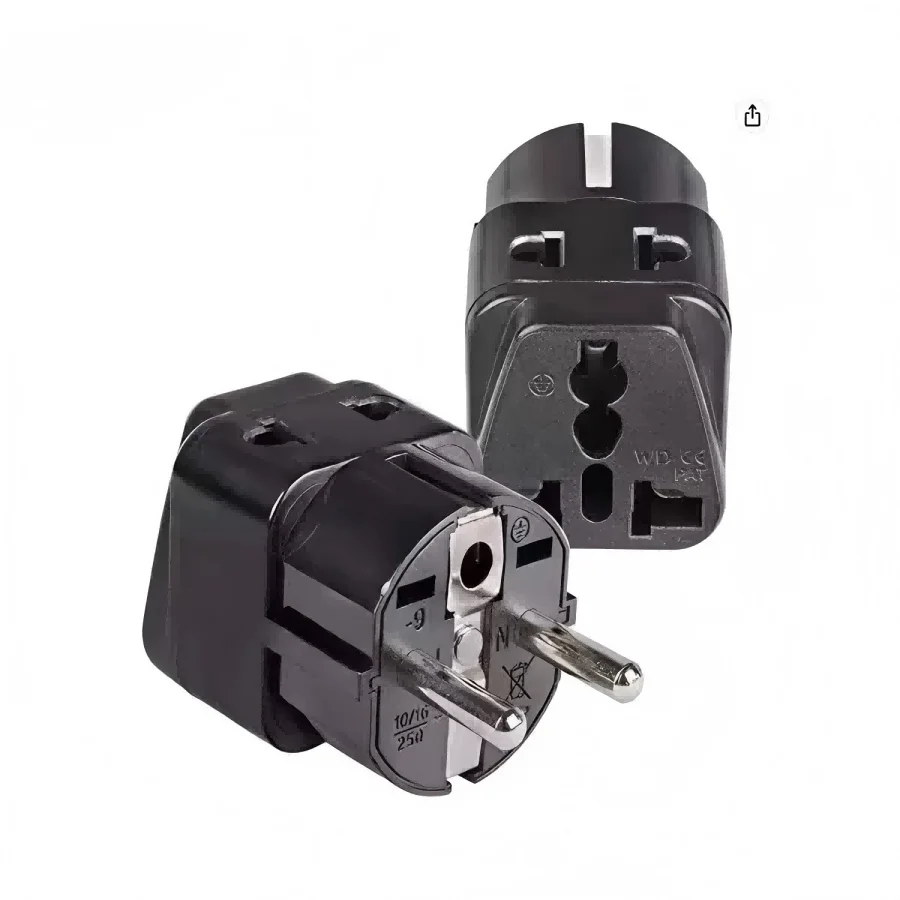 1pc US/UK/AU standard conversion plug, single head optional multi country travel power adapter