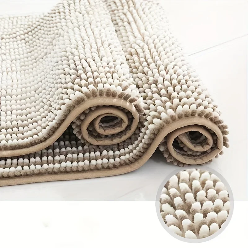 Luxurious Soft and Fluffy Bathroom Mat Set – Thick and Absorbent, Non-Slip, Machine Washable