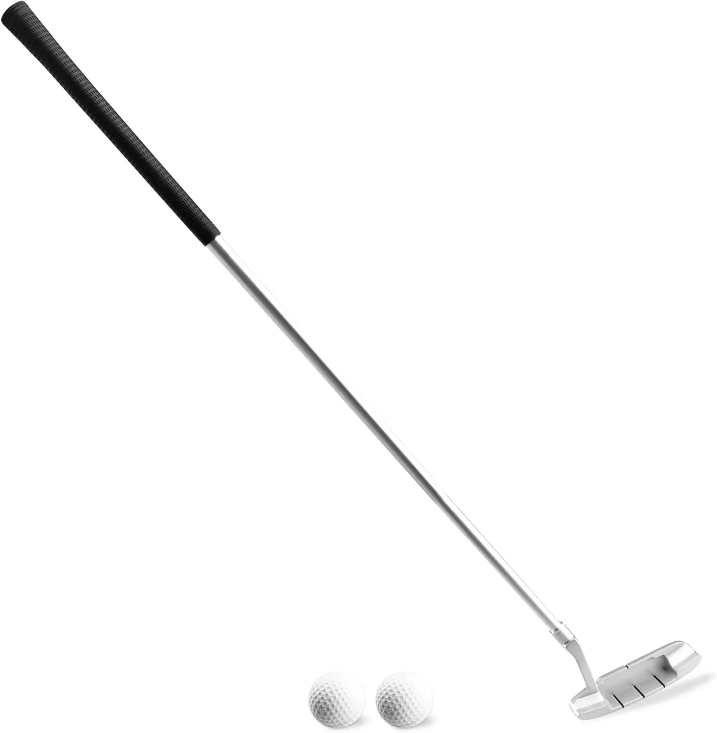 Golf Putter Kit 1set Two Sections Combined Right Hand Aluminium Alloy Detachable Rods Accessories for Enthusiasts