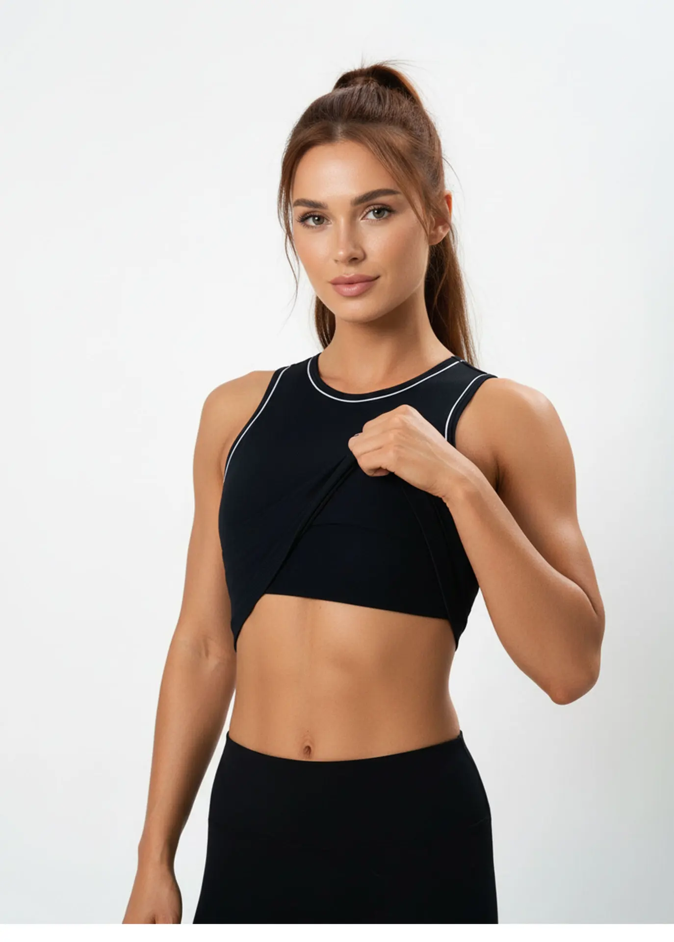 Débardeur Sport Femme avec Soutien-Gorge Intégré