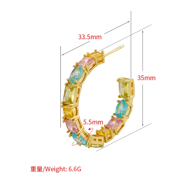 ZHUKOU luxury necklace for women Candy crystal chokers 425mm vintage Man necklace Jewelry Christmas gifts wholesale VL232 6