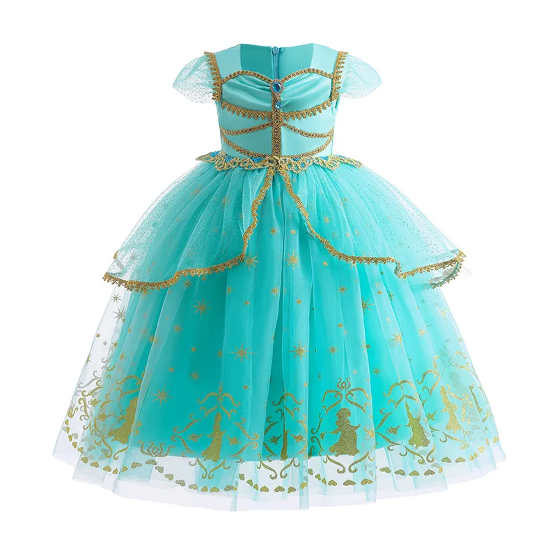 Robe Jasmine Tenue Jasmine Aladdin Robe Princesse Deguisement Jasmine  Disney Robe De Princesse Disney
