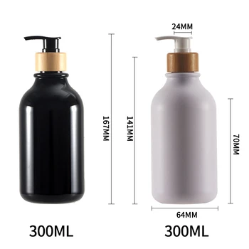 300 ml/500 ml เครื่องจ่ายสบู่เหลวขวดแชมพูขวดปั๊มสบู่คอนเทนเนอร์โลชั่นห้องน้ําแชมพู Conditioner Dispenser 10