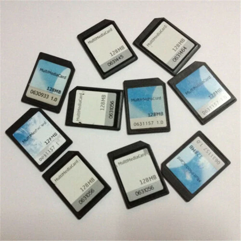 MMC 메모리 카드 멀티미디어 카드, 128MB MMC 카드, 자동차 오디오, 휴대폰, 공장 테스트, QD 카메라 프린터 장착, 7 핀